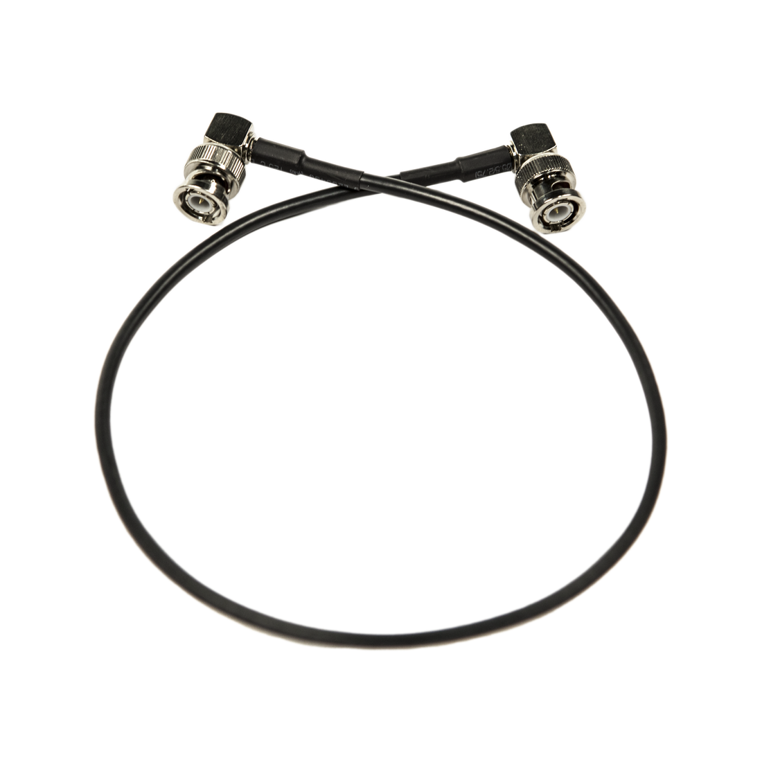 18" BNC Cable (right-angle to right-angle)