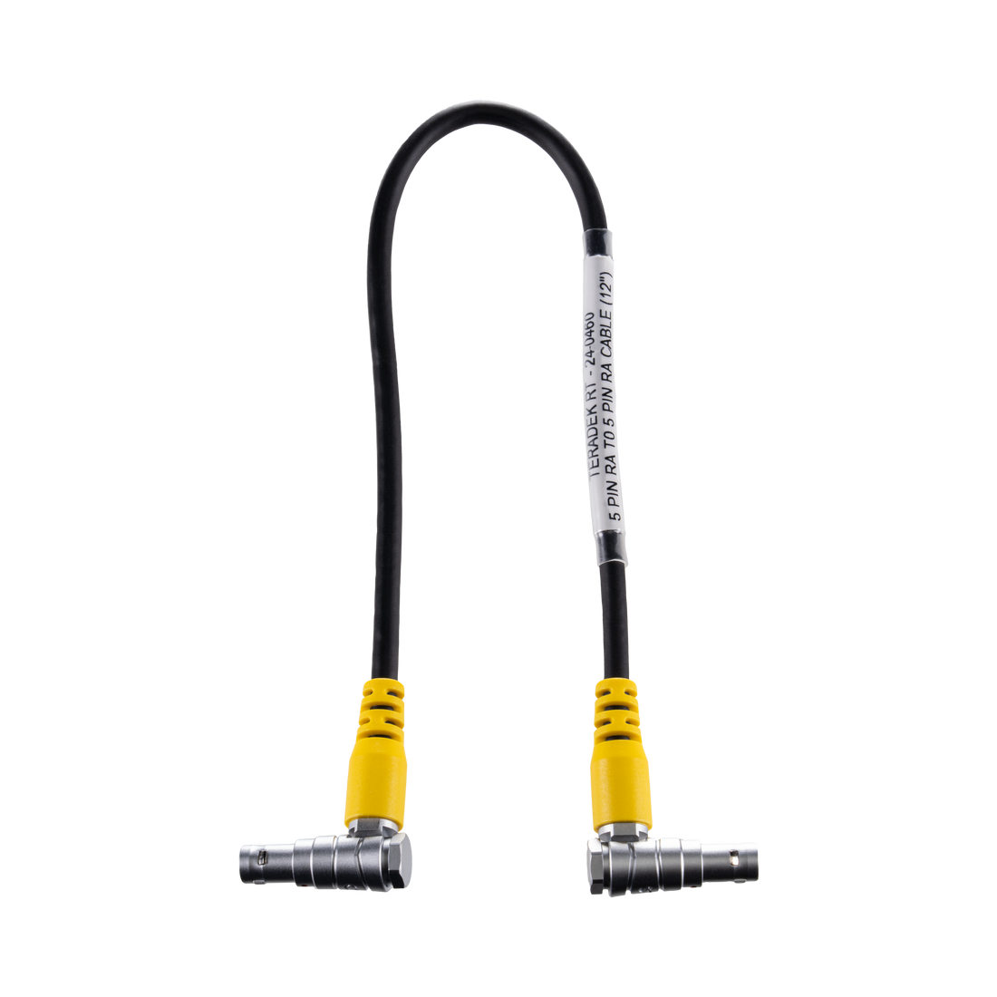 5 pin right angle to 5 pin right angle usb overlay cable