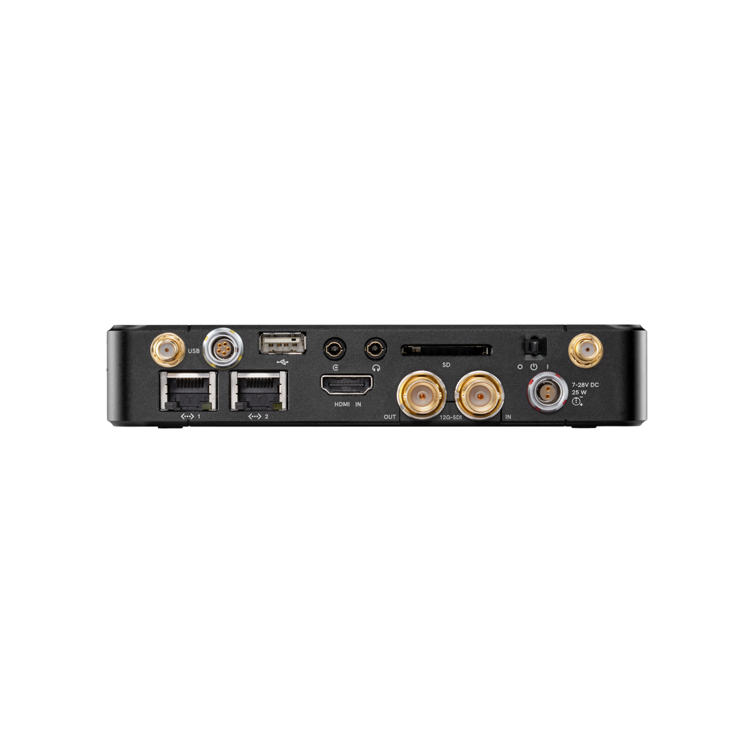 Teradek 10-2858 Prism Flex Mk II 4K 10bit HEVC AVC 12G SDI HDMI Decoder Back