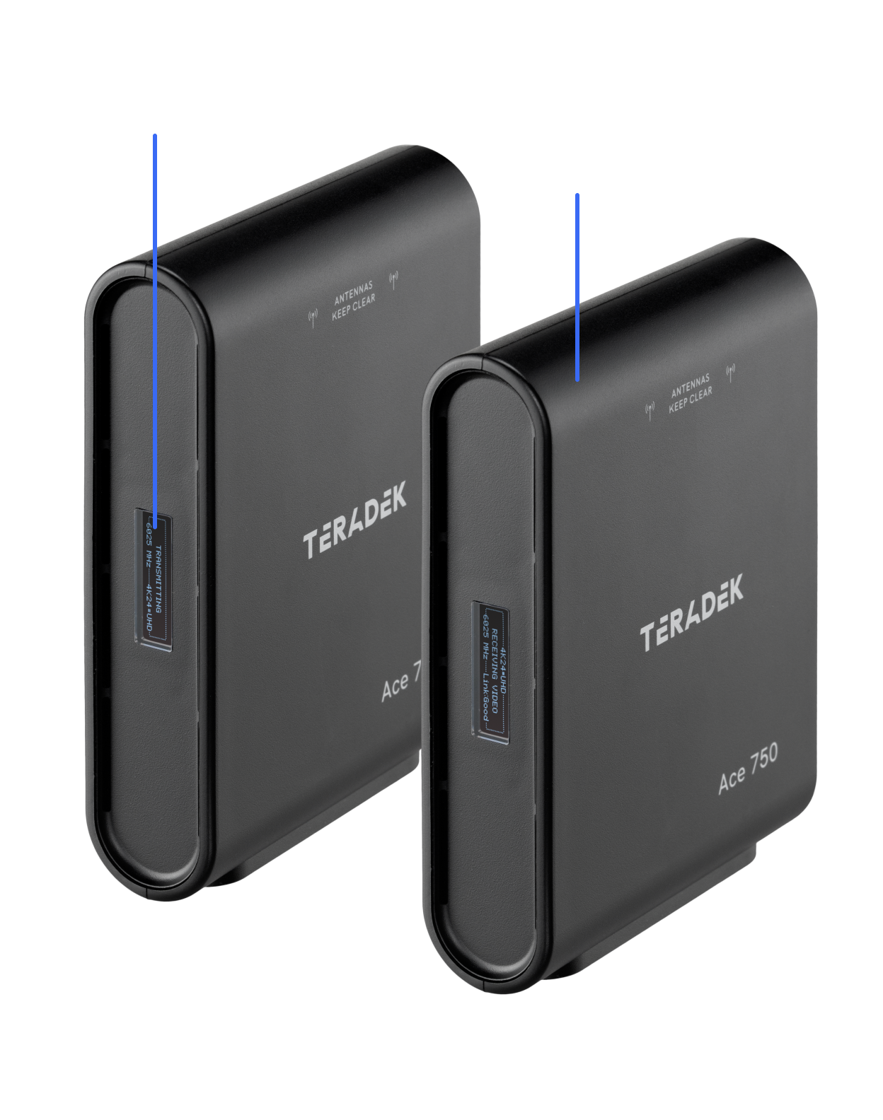 Teradek Ace 750 hardware overview front
