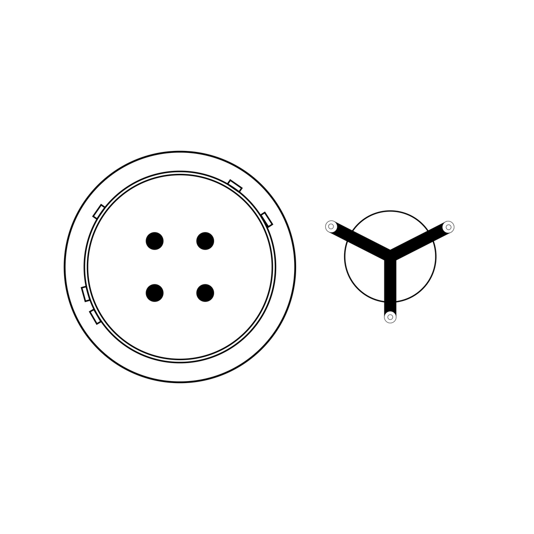 MK3.1 Bare Leads Power - For MK3.1 Receiver