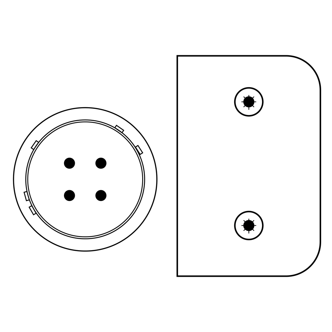 MK3.1 D-Tap Power Cable - For MK3.1 Receiver