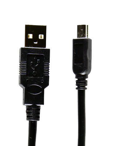 Type A to Mini B USB Cable - 6"