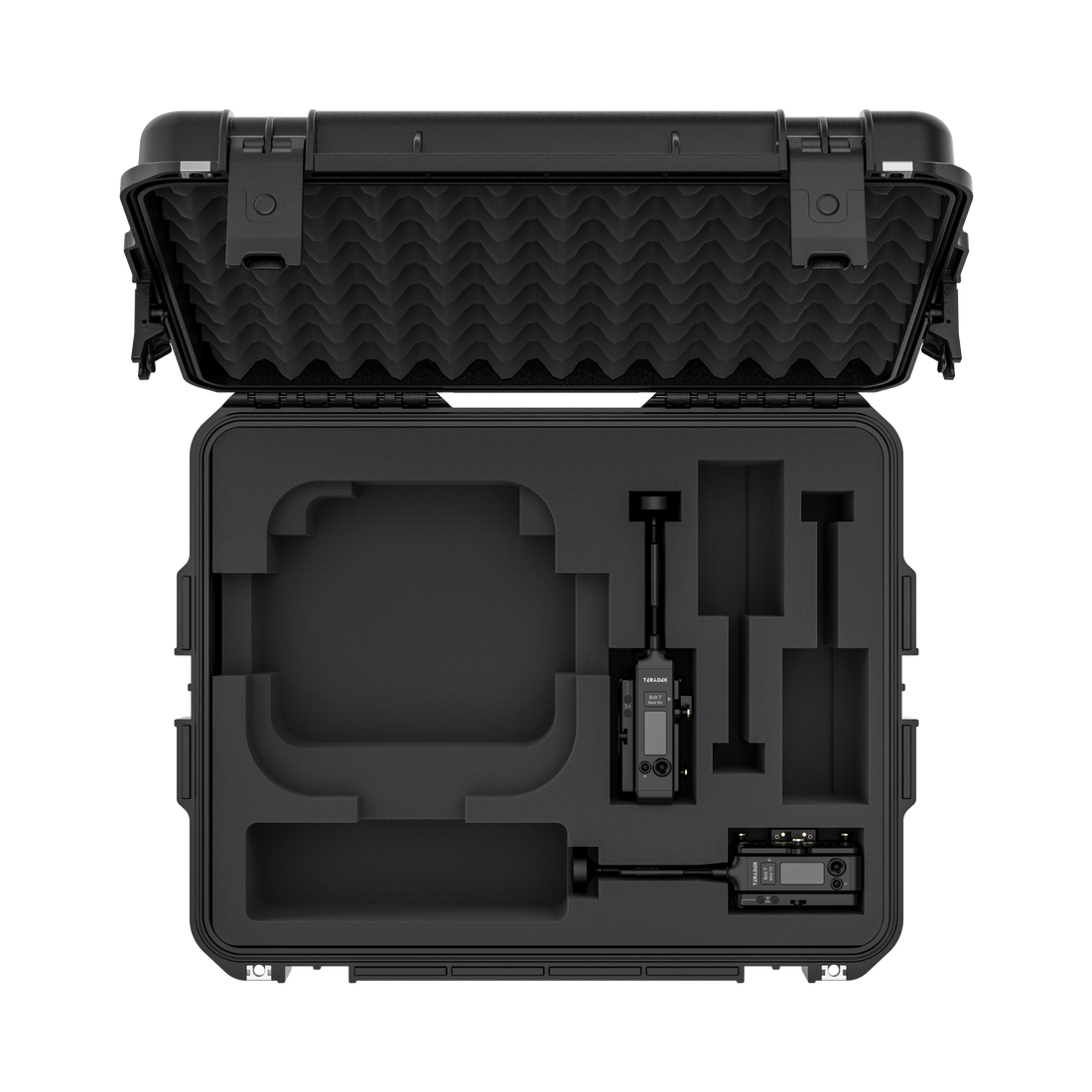 10-2720-G, Bolt 7 MAX 12G-SDI/HDMI Wireless TX/RX Deluxe Set - 2x Gold Mount Battery Cradles - Case