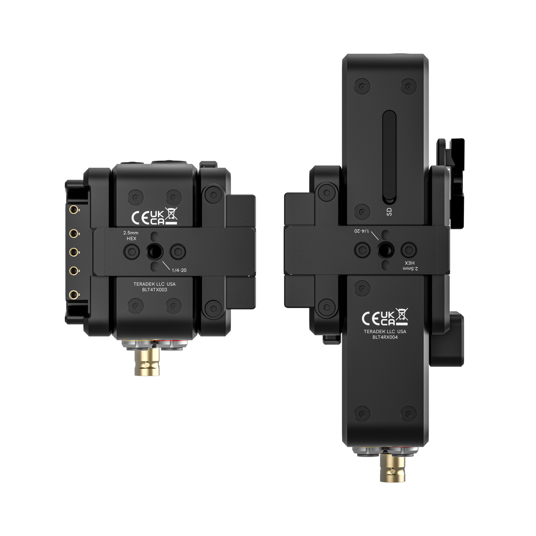 10-2720-V, Bolt 7 MAX 12G-SDI/HDMI Wireless TX/RX Deluxe Set - 2x V-Mount Battery Cradles