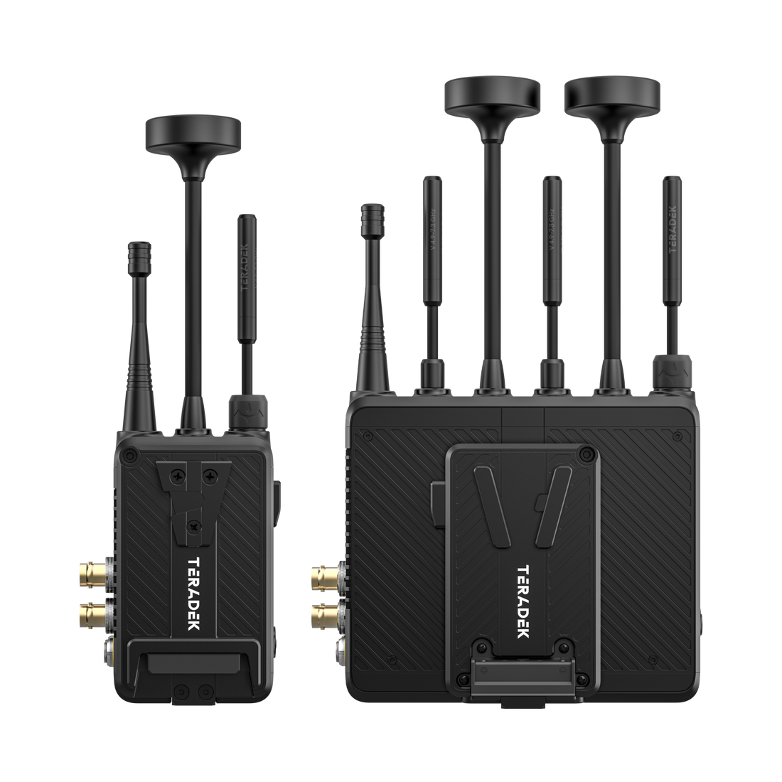 10-2720-V, Bolt 7 MAX 12G-SDI/HDMI Wireless TX/RX Deluxe Set - 2x V-Mount Battery Cradles