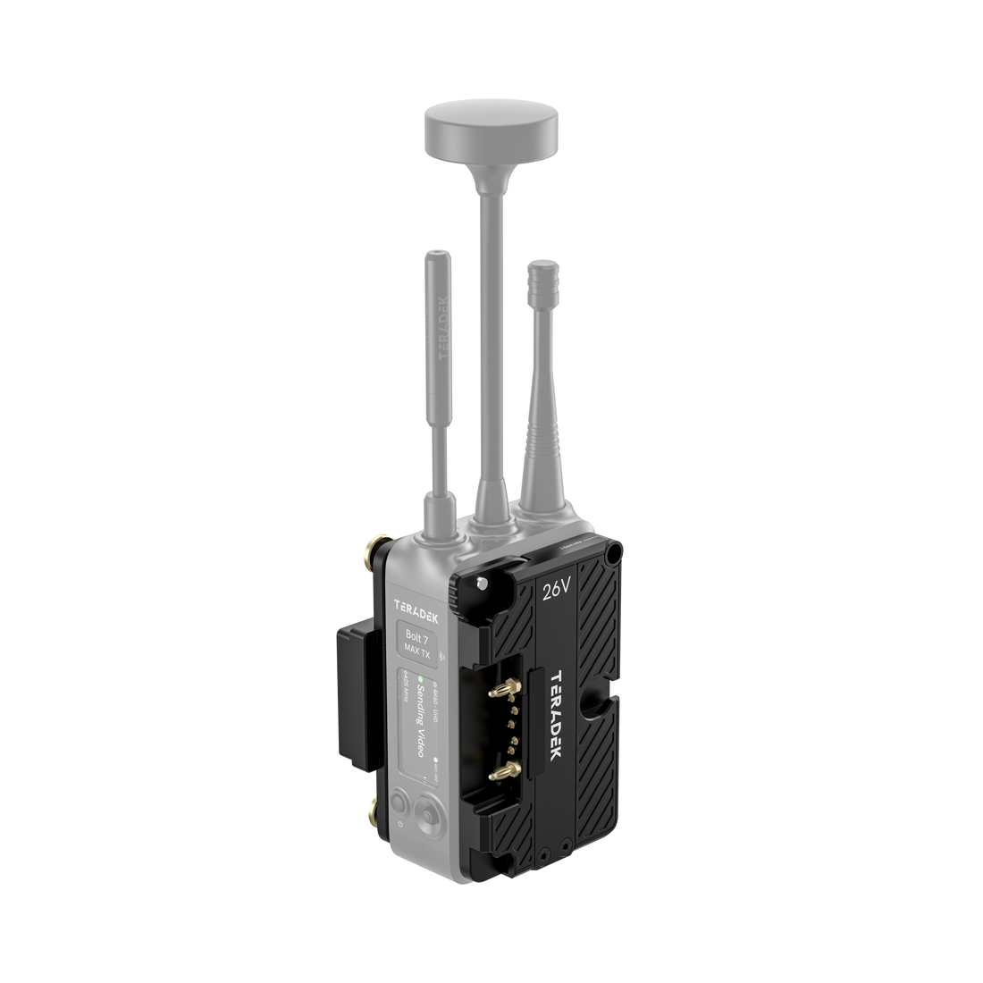 11-1611, Battery Cradle TX Gold-Mount 26V Bolt 7 Front Installed