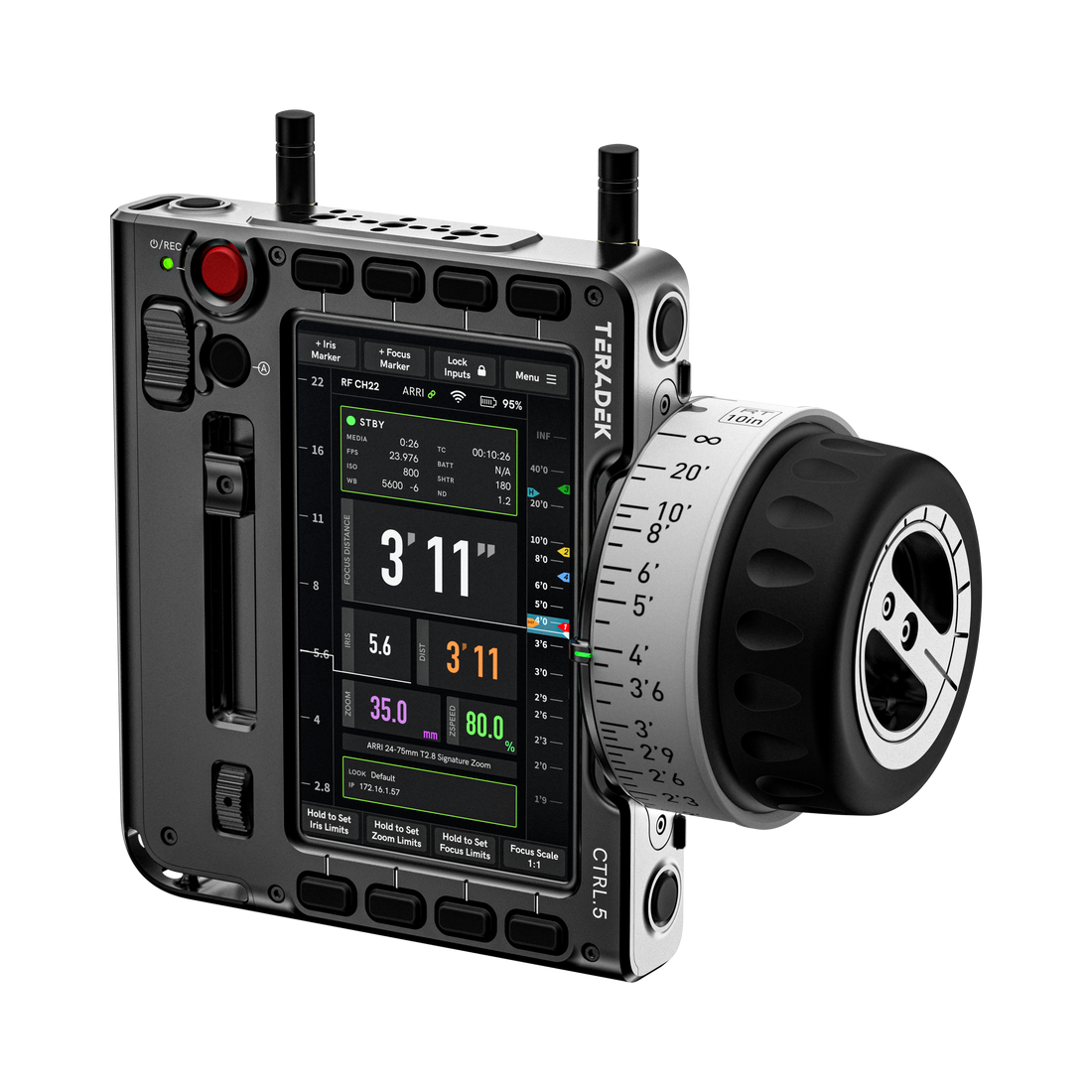 15-0055, 15-0056, ctrl.5 rt wireless lens control