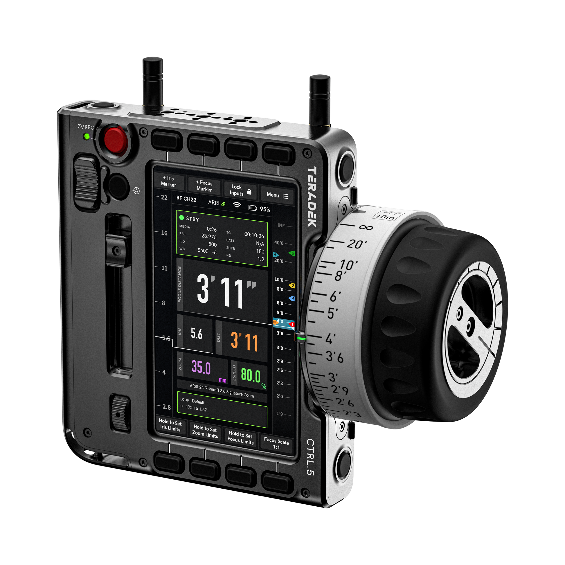 15-0055, 15-0056, ctrl.5 rt wireless lens control