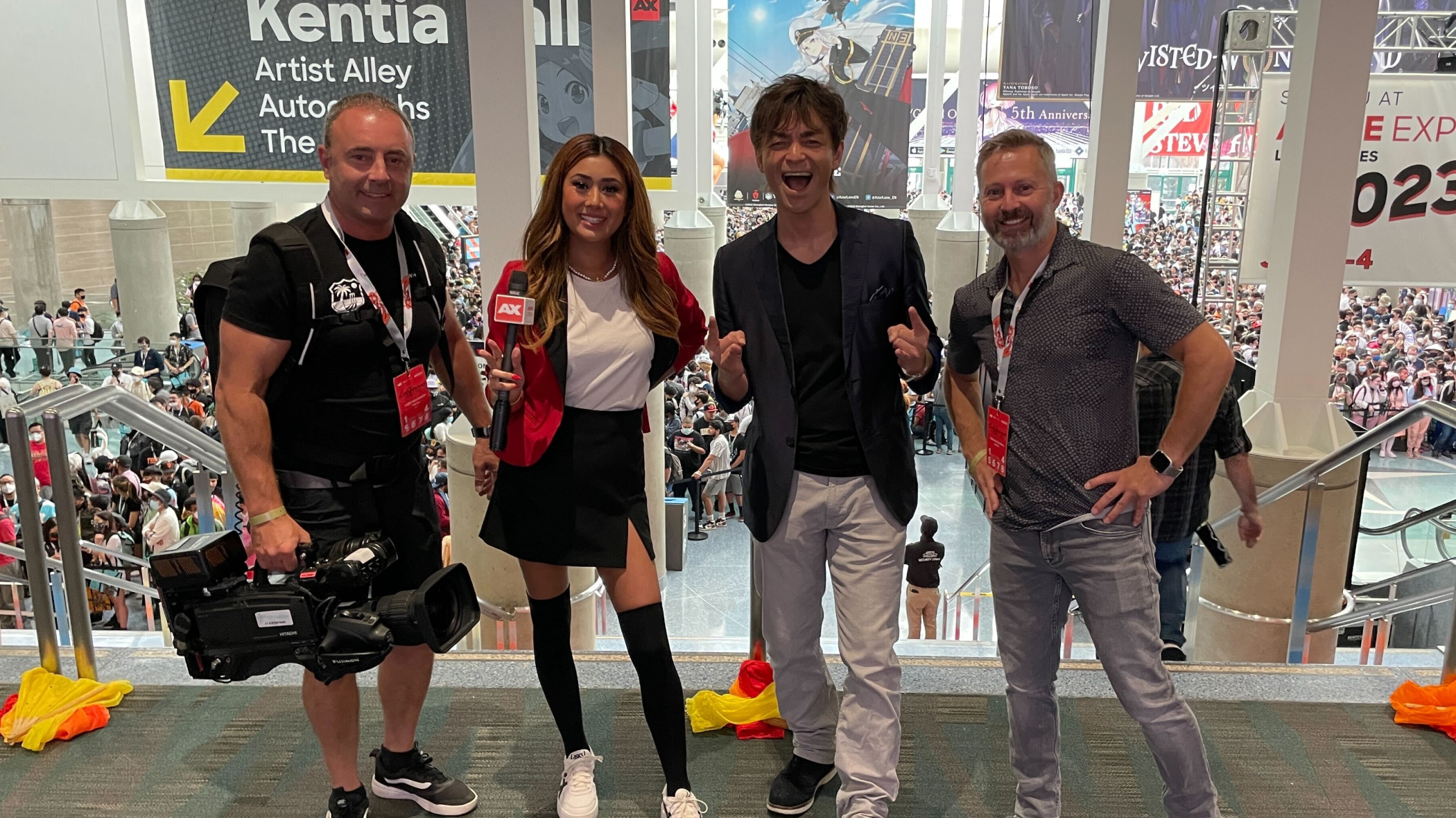 Teradek at Anime Expo 2022 opening ceremony