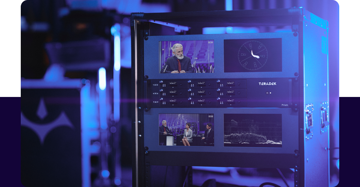 Prism Rack - Encoder and Decoder for Live Broadcast - Teradek