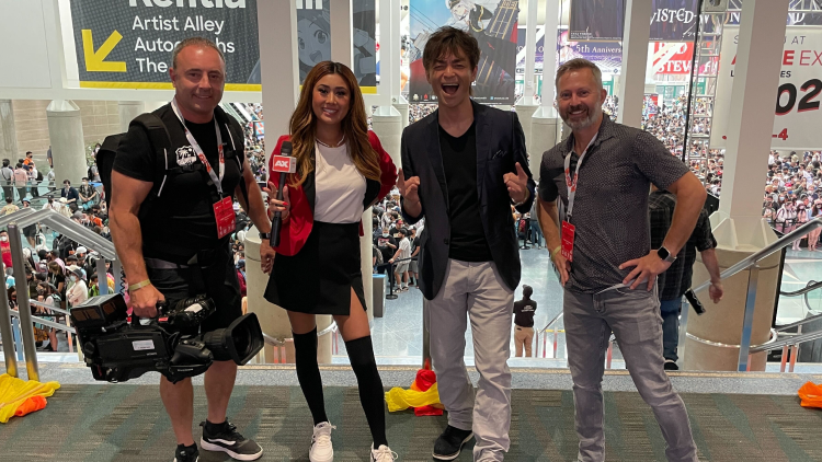 Teradek at Anime Expo 2022 opening ceremony